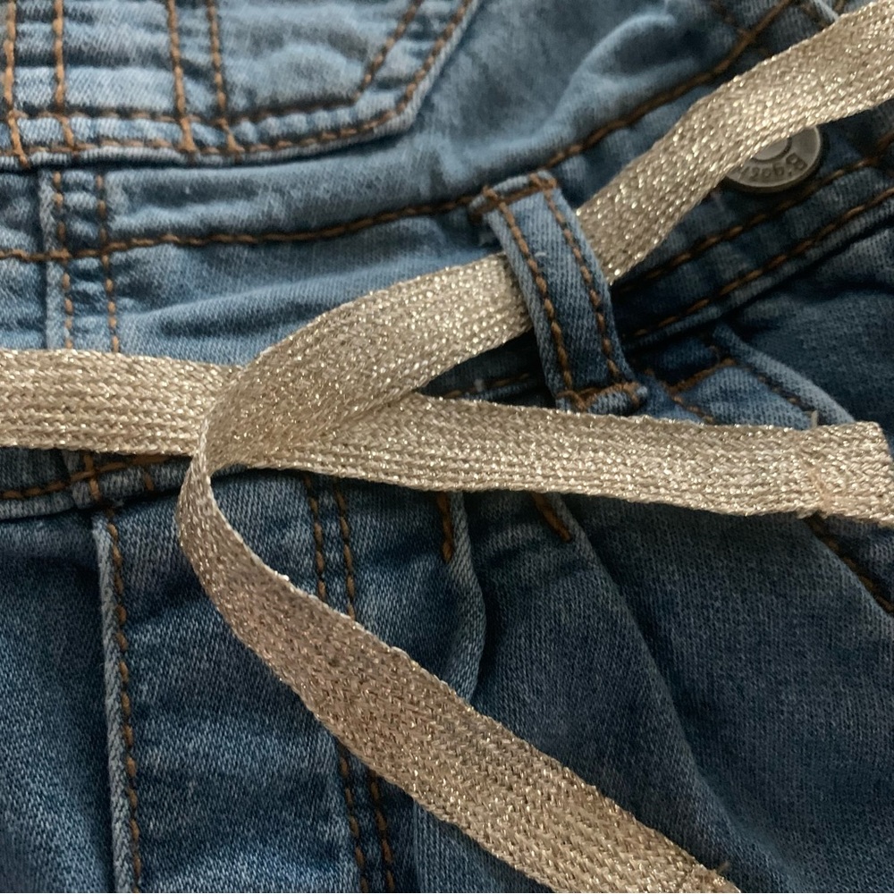 🍭3/$15 Oshkosh B’Gosh Baby Knit-Like Denim Overalls-9months - Picture 5 of 16